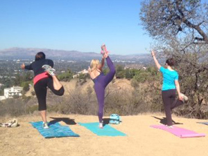 OPI Living Yoga Outing in the Hollywood Hills