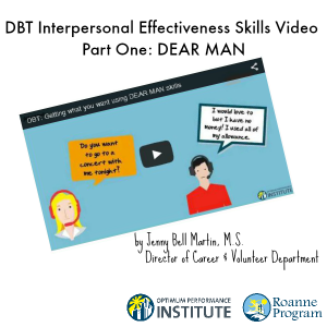 DBT DEAR MAN Interpersonal Effectiveness video