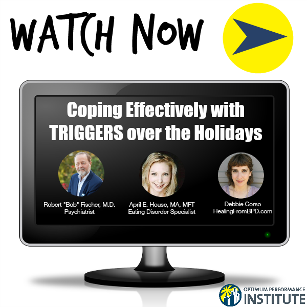 coping triggers holidays webinar